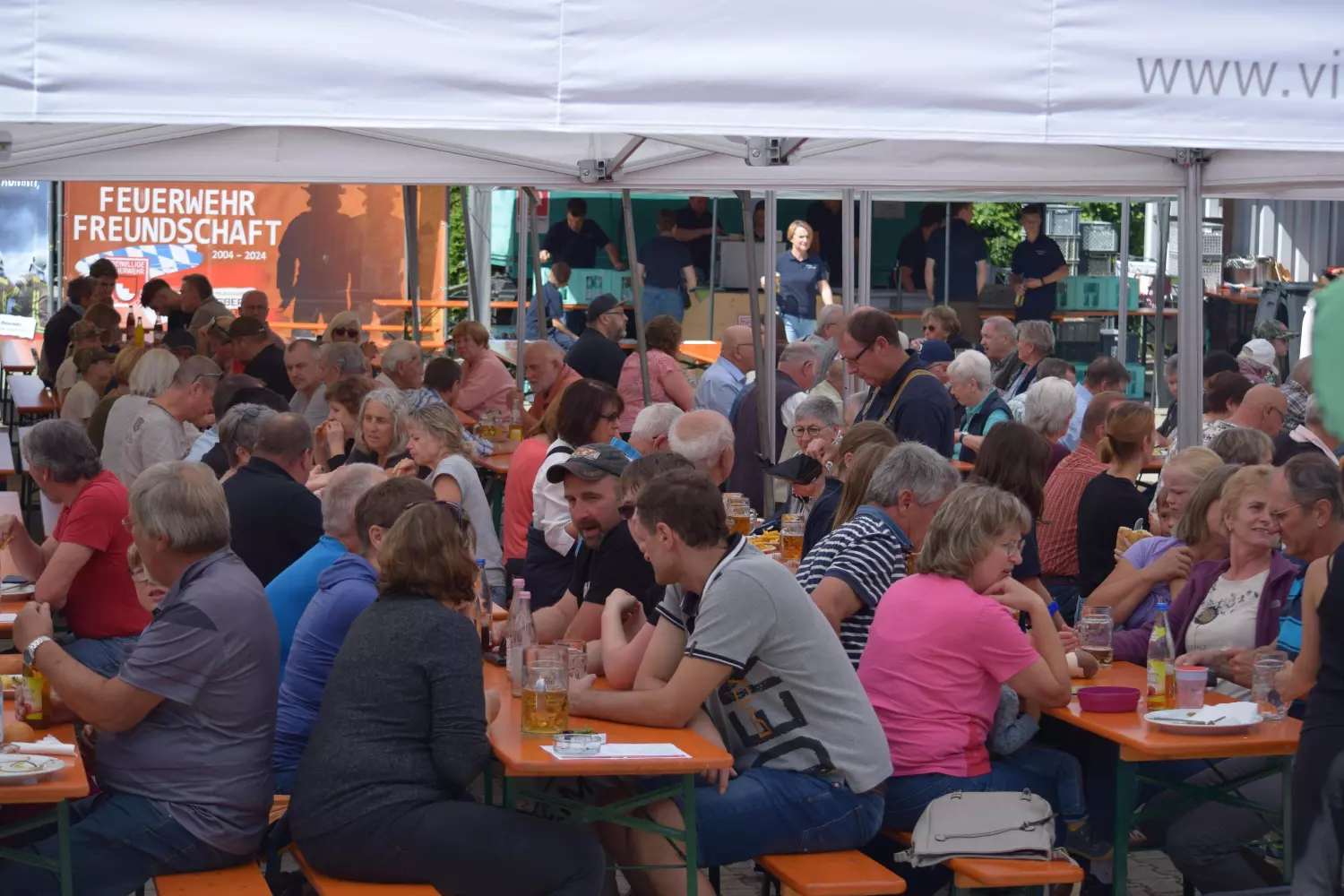Zahlreiche Besucher