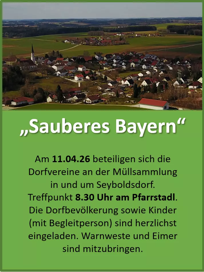 Aktion Sauberes Bayern 2026